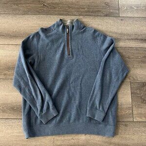 Tommy Bahama 1/4 zip sweater reversible Relaxed fit size small
